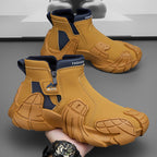 Damen modische wasserdichte Stiefeletten mit hohem Komfort und rutschfester Sohle R&B
