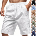 Herren nan lässige Bermudashorts aus Baumwollmix mit elastischem Bund Kordelzug und Seitentaschen R&B