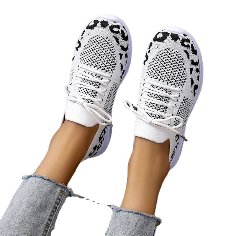 Damen modische Sneakers mit atmungsaktivem Mesh-Obermaterial und rutschfester Sohle R&B