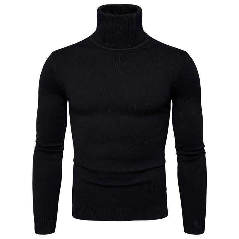Herren Rollkragenpullover aus feiner Merinowolle R&B