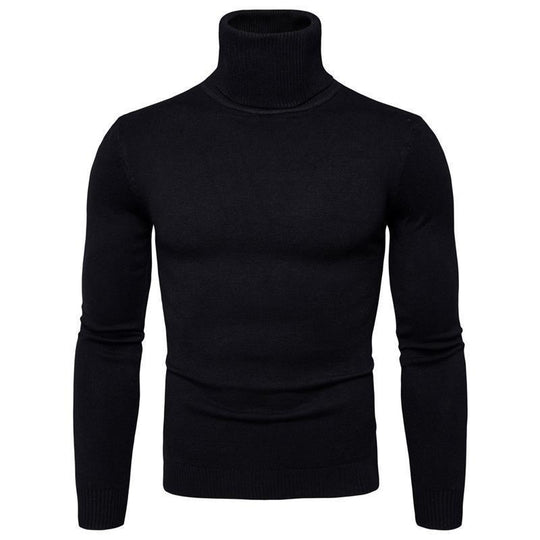 Herren Rollkragenpullover aus feiner Merinowolle R&B