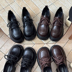 Damen Schnürschuhe mit robuster Plateausohle und modischem Design R&B