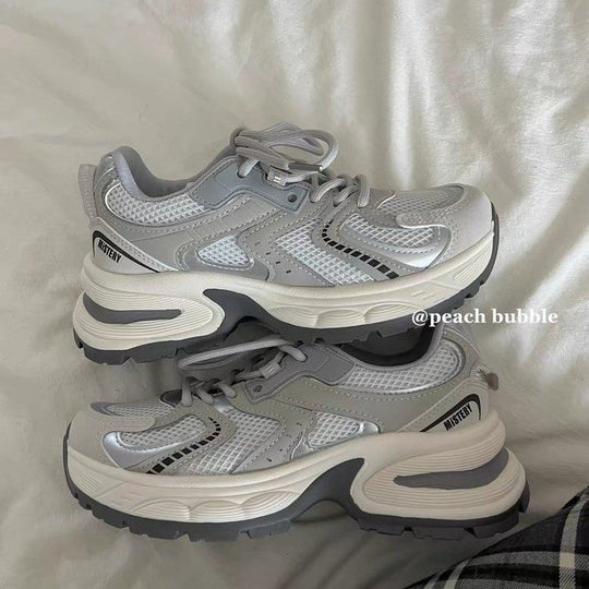 Damen Sportliche Sneakers mit atmungsaktiver Mesh-Oberfläche und dämpfender Zwischensohle R&B