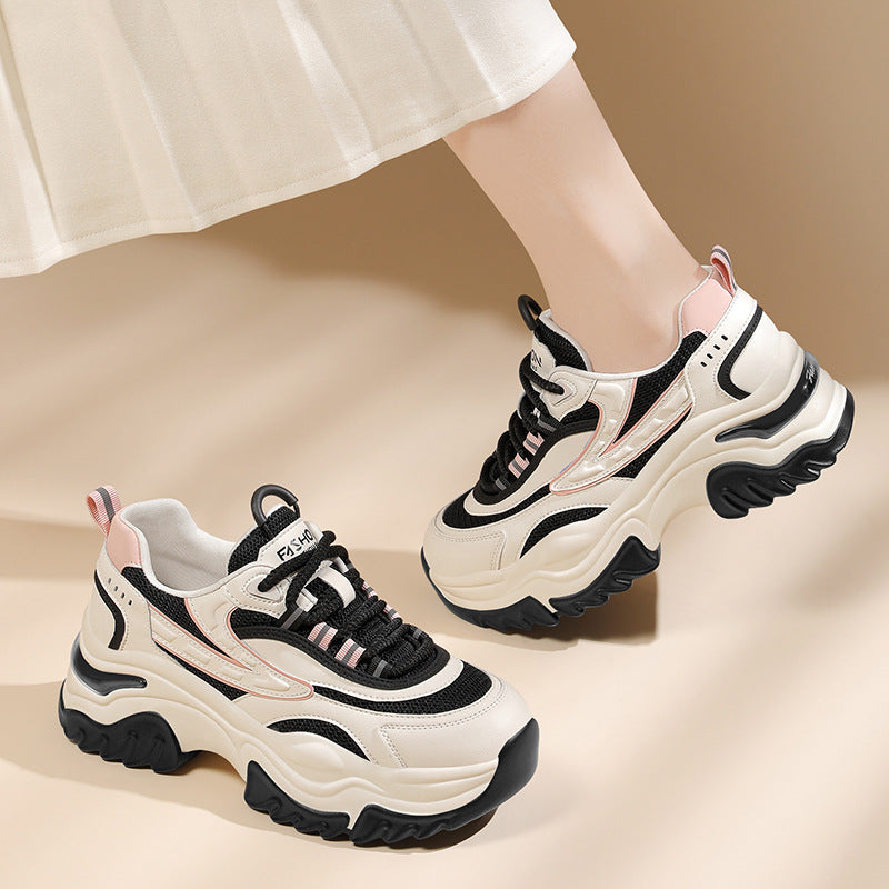 Damen Chunky Lauf-Sneaker mit hochdämpfender Sohle und atmungsaktivem Obermaterial R&B