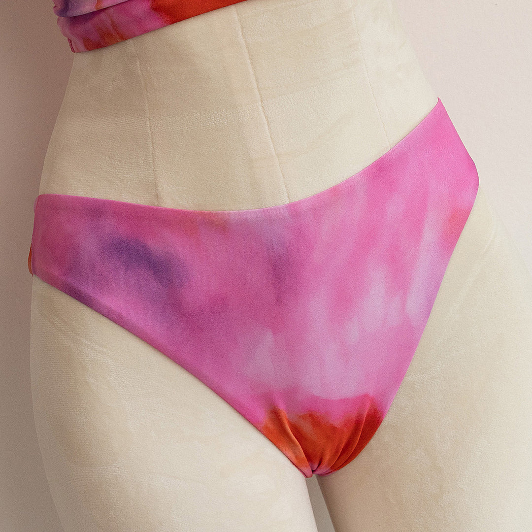 Damen Badeanzug-Set mit asymmetrischem Volant und trendigem Oberteil R&B