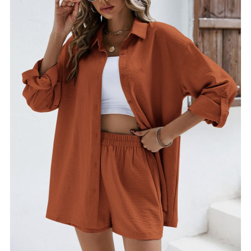 Damen lässiges Oberteil und Shorts Set Heidi-Mode