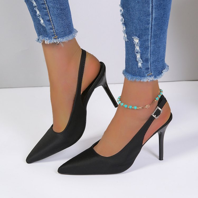 Damen Slingback-Pumps mit elegantem spitzem Zehenbereich und komfortablem Absatz R&B
