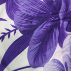 Damen Floral Druck Langarmtop mit Rundhalsausschnitt und seitlichem Schlitz R&B