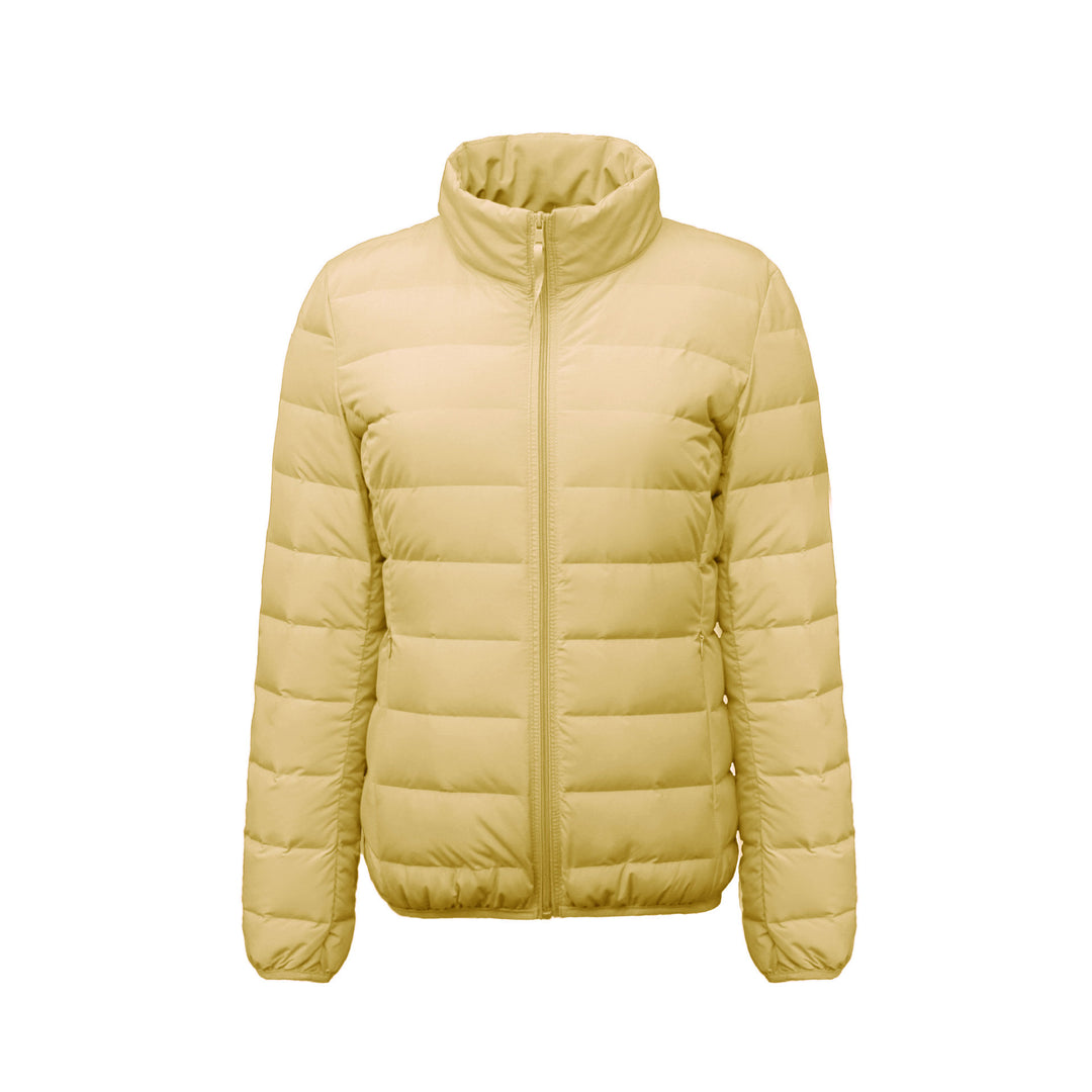 Damen Isolierte Steppjacke mit hohem Kragen und elastischen Bündchen R&B