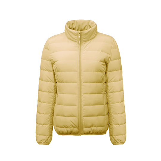 Damen Isolierte Steppjacke mit hohem Kragen und elastischen Bündchen R&B