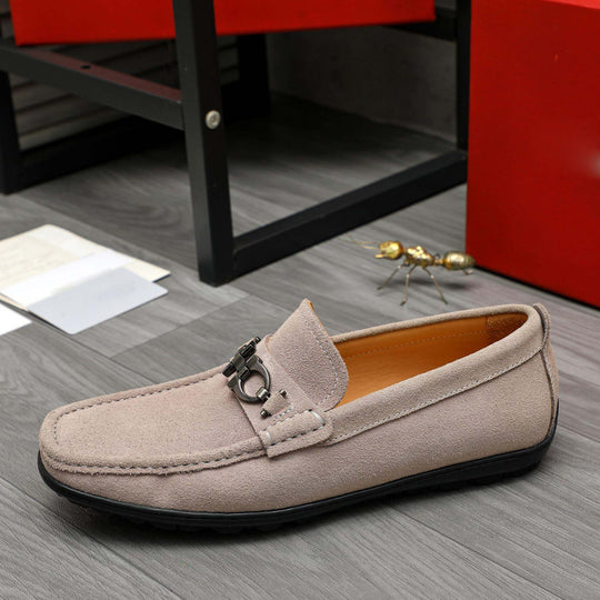 Damen Mokassin mit modischem Zierdetail aus hochwertigem Wildleder R&B