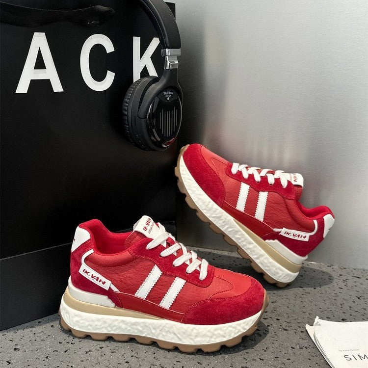 Damen Sportliche Sneakers mit dämpfender Sohle und atmungsaktivem Obermaterial