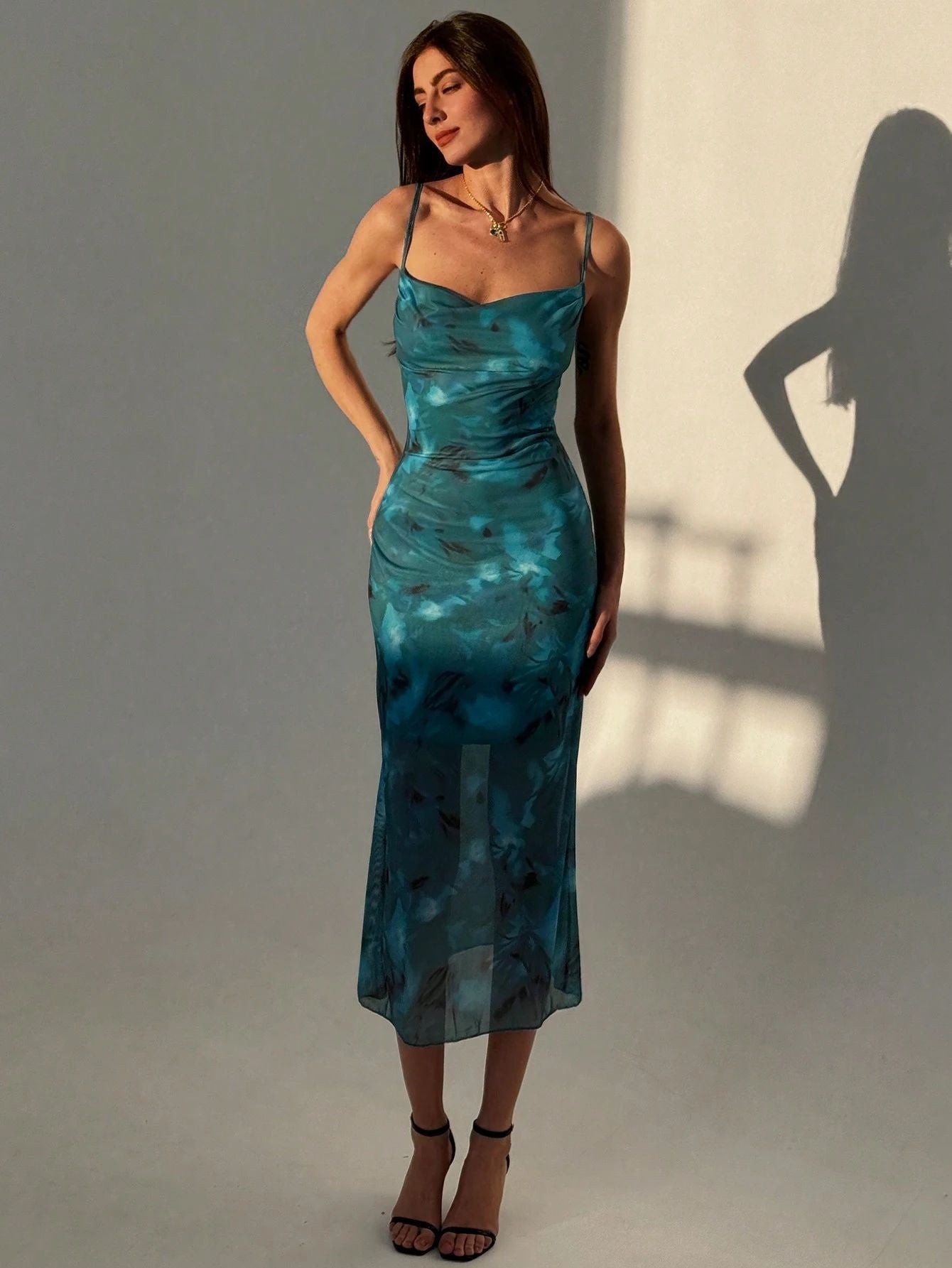 Damen Bodiescon Cocktailkleid R&B
