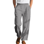 Herren bequeme Strandhose mit elastischem Bund und verstellbarem Kordelzug R&B