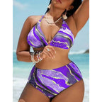 Damen Strandkleid mit transparenten Einsätzen und modischem Wickel-Design R&B