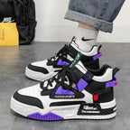 Damen Sportliche High-Top Sneakers mit modischem Design und robustem Sohlenprofil
