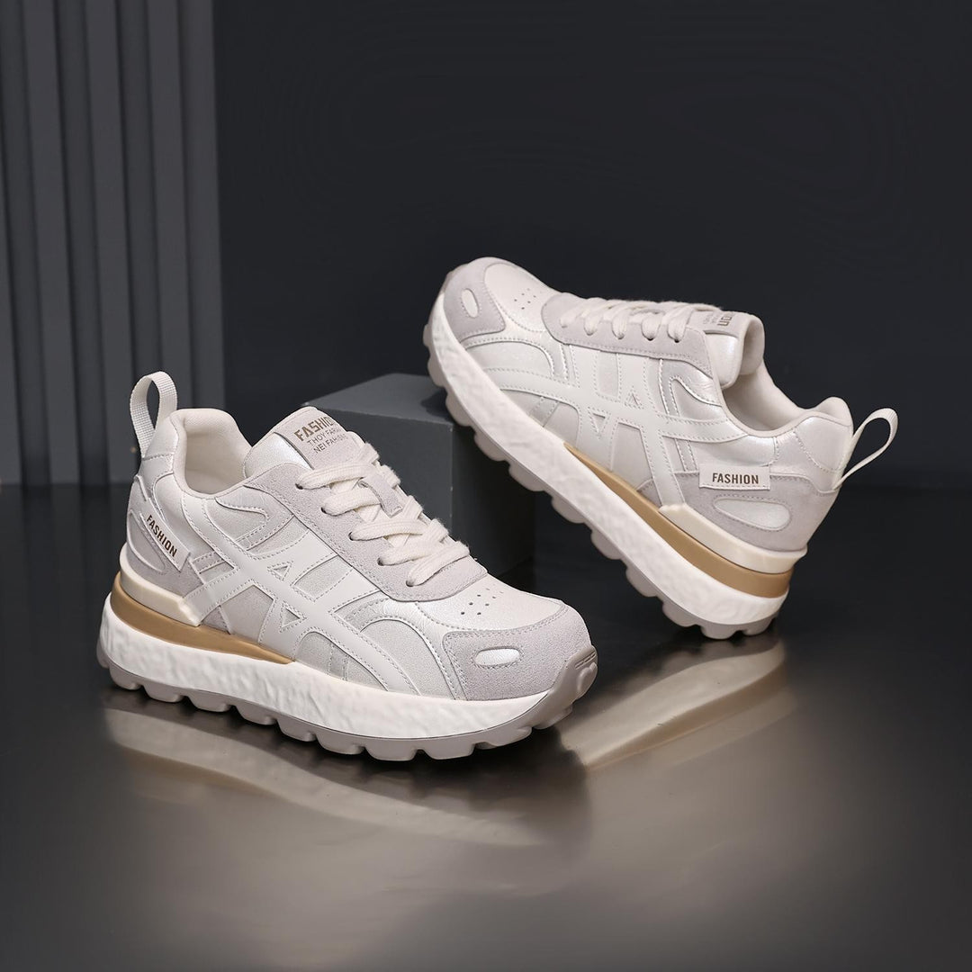 Damen Sportliche Sneakers mit gepolsterter Laufsohle und atmungsaktivem Obermaterial R&B