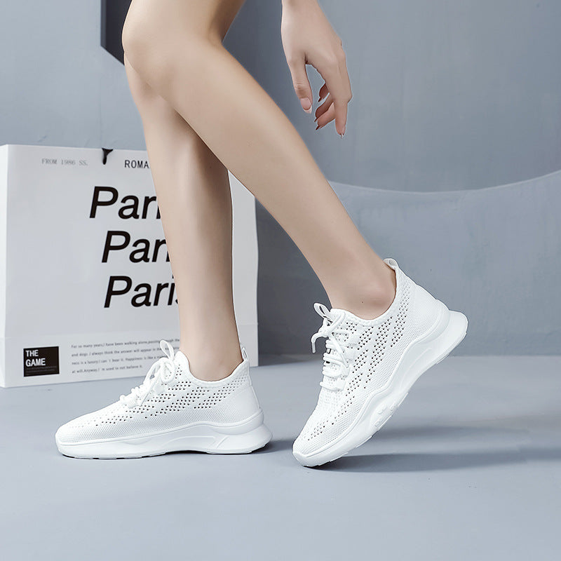 Damen atmungsaktive Freizeitsneaker mit innovativem Netzdesign und rutschfester Sohle R&B