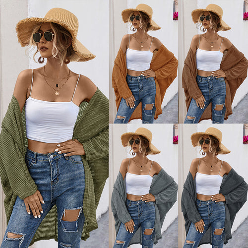 Damen lässige Strickjacke im oversized Schnitt R&B