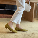 Damen Ballerinas aus hochwertigem Wildleder mit elegantem Schnitt und komfortabel gepolsterter Innensohle R&B
