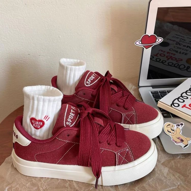 Damen Sportliche Sneaker mit hohem Kragen und eleganter Schnürung R&B