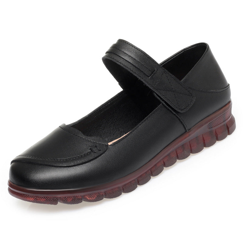 Damen Komfortable Mary Jane Slipper mit verstellbarem Riemen und ergonomischem Fußbett R&B
