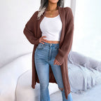 R&B | Einfarbige Strickjacke für Elegante Outfits