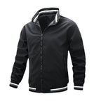 Herren elegante Bomberjacke mit stark isolierendem Innenfutter R&B