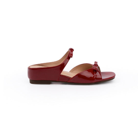 Damen Slipper mit elegantem Riemendesign und modischem Knoten R&B
