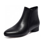 Damen Elegante Ankle Boots mit spitzem Schnitt und hochwertiger Lederverarbeitung R&B