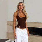 Damen Tanktop mit Ausschnitten R&B