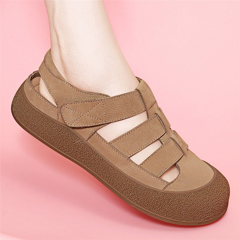 Damen Komfortable Freizeitsandalen mit verstellbaren Riemen R&B