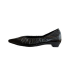 Damen Elegante spitze Ballerinas mit raffiniertem Falten-Design R&B
