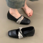 Damen elegante Slipper mit modischer Schnalle und komfortabler Sohle R&B