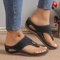 Damen Komfortable offene Pantolette mit modischem Cut-Out-Design