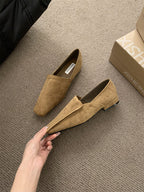 Damen spitze Slippers aus Wildleder mit elegantem Design R&B