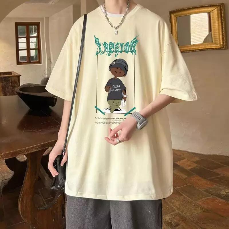 Damen oversized T-Shirt mit grafischem Print und lässigem Schnitt R&B