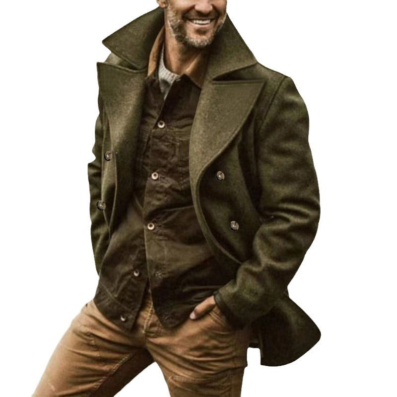 Herren Wollmantel mit Elegantem Schnitt & Peacoat-Design | R&B