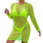 Damen Netzkleid
