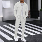 Herren Freizeitanzug mit modernem Karomuster R&B