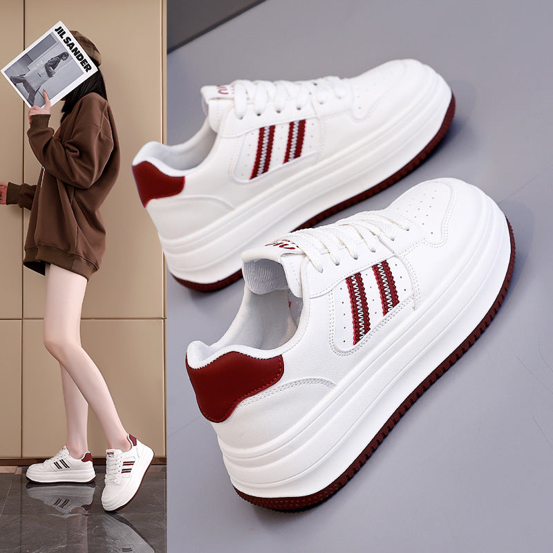 Damen Plattform Sneakers mit trendigem Design und stabiler Profilsohle R&B