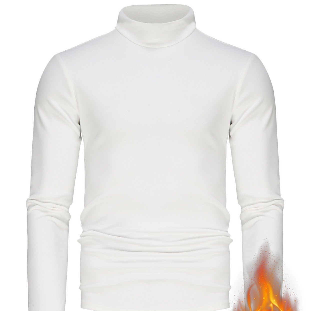 Herren Langärmliges Turtleneck Shirt mit atmungsaktivem Material