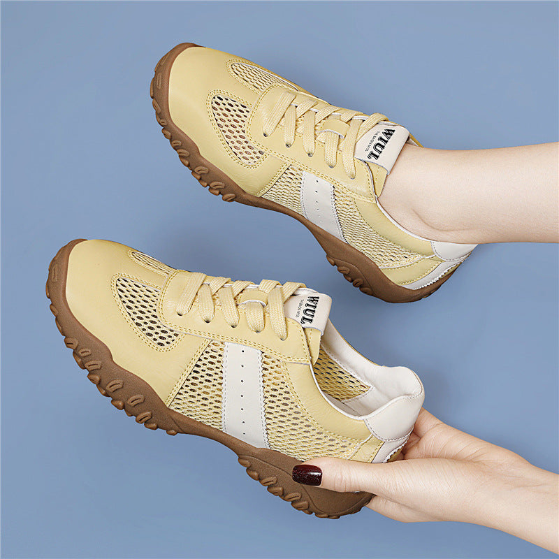 Damen Komfortable und atmungsaktive Freizeitsneaker mit rutschfester Sohle R&B