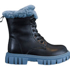 Damen Winterboots mit Futter und robuster Profilsohle