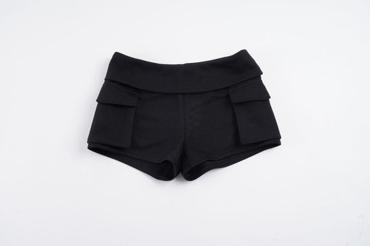 Damen Modische Shorts mit praktischen Taschen und hohem Bund R&B