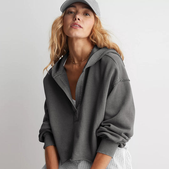 Damen Oversized Kapuzenpullover R&B