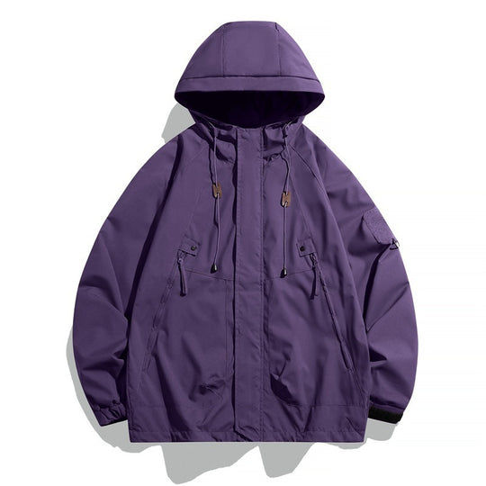Damen technische Funktionsjacke mit verstellbarem Kapuzensystem und robustem Wetterschutz R&B