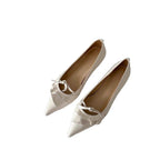 Damen Pumps mit verspieltem Rüschen-Design und schmaler Zehenpartie