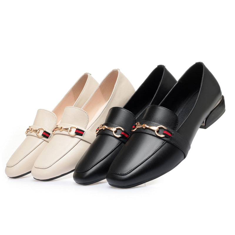 Damen Mokassins mit modischem Schmuckdetail und komfortablem Absatz R&B