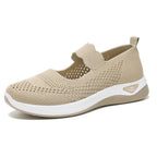 Damen Slip-On Sportschuhe mit elastischem Riemen und atmungsaktivem Obermaterial R&B